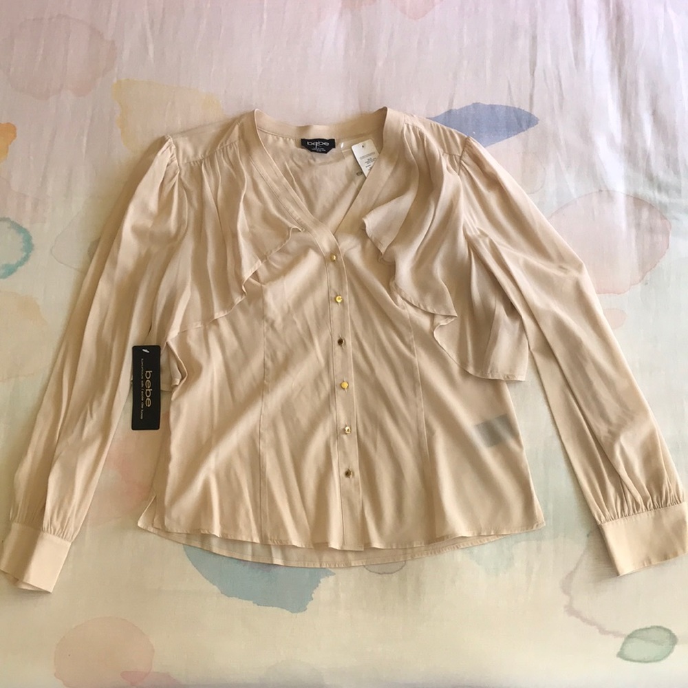 Layered Button Down Blouse